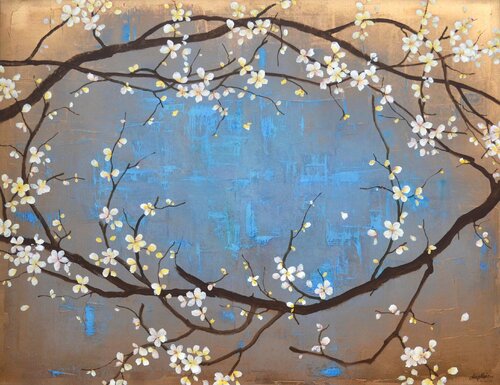 "Le Temps de l'Or" by Sophie Duplain, Painting for Sale on Select