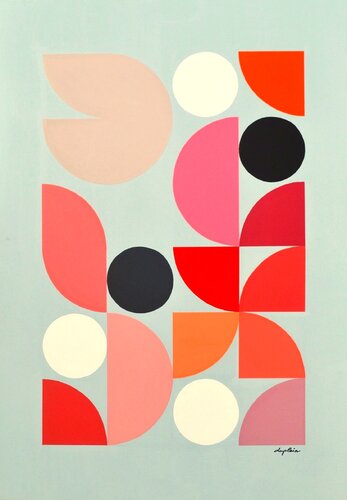 "Fleurs de Corail" by Sophie Duplain, Painting for Sale on Select