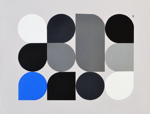 "Fleur Bleue" by Sophie Duplain, Painting for Sale on Select