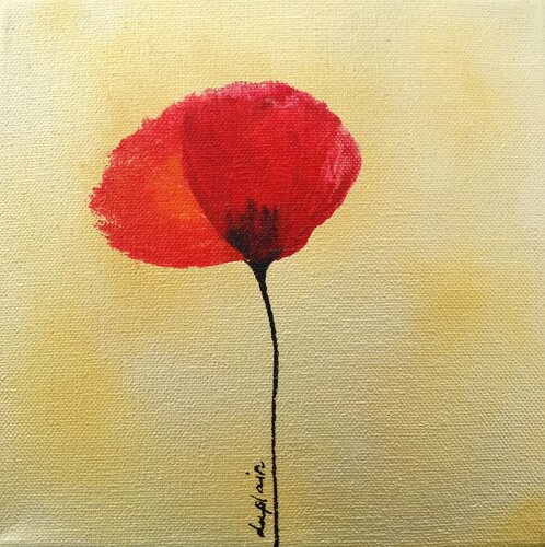 Papavero, 6 by Sophie Duplain, Painting for Sale on Select