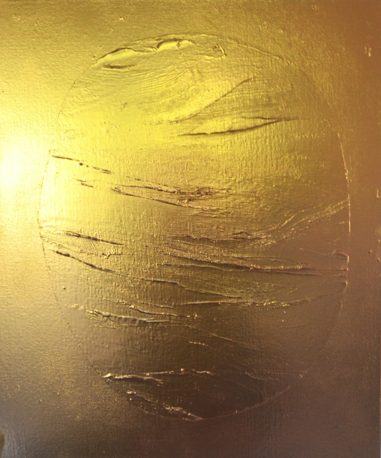 "Gold Stone" Sophie Duplain Original painting for sale