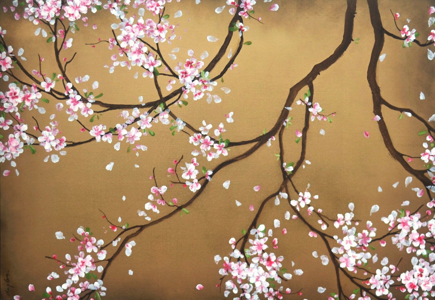 "Un Printemps en France" Sophie Duplain Original painting for sale