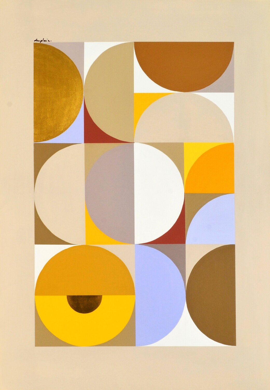 "Sous le Soleil Exactement" Sophie Duplain Original painting for sale