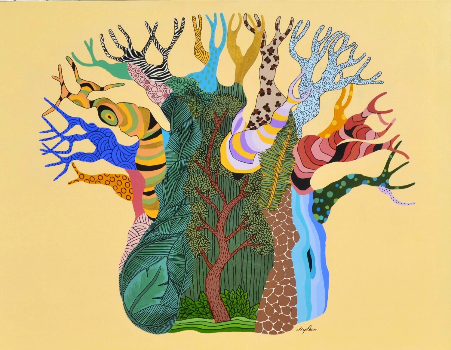 "Wildlife" Sophie Duplain Original painting for sale