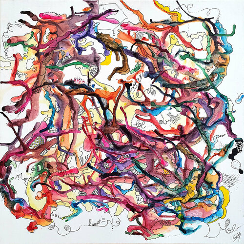 Histoire d'un soir by Sabrina VIOLA, Painting for Sale on Select