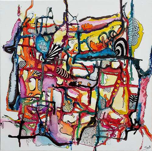 Parcours atypique by Sabrina VIOLA, Painting for Sale on Select