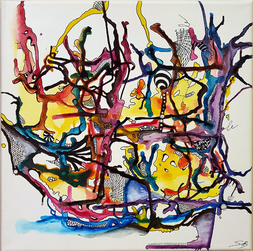 Le bateau pirate by Sabrina VIOLA, Painting for Sale on Select