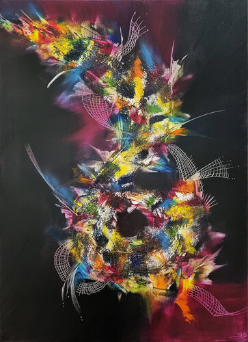 Pensées prisonnières by Sabrina VIOLA, Painting for Sale on Select