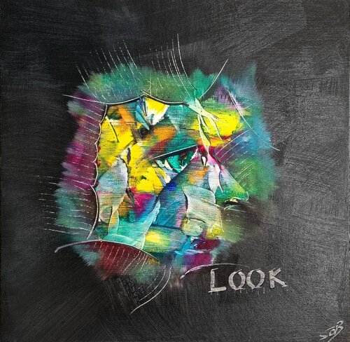 Look by Sabrina VIOLA, Painting for Sale on Select