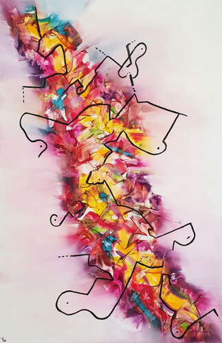 Cirque d'un jour by Sabrina VIOLA, Painting for Sale on Select