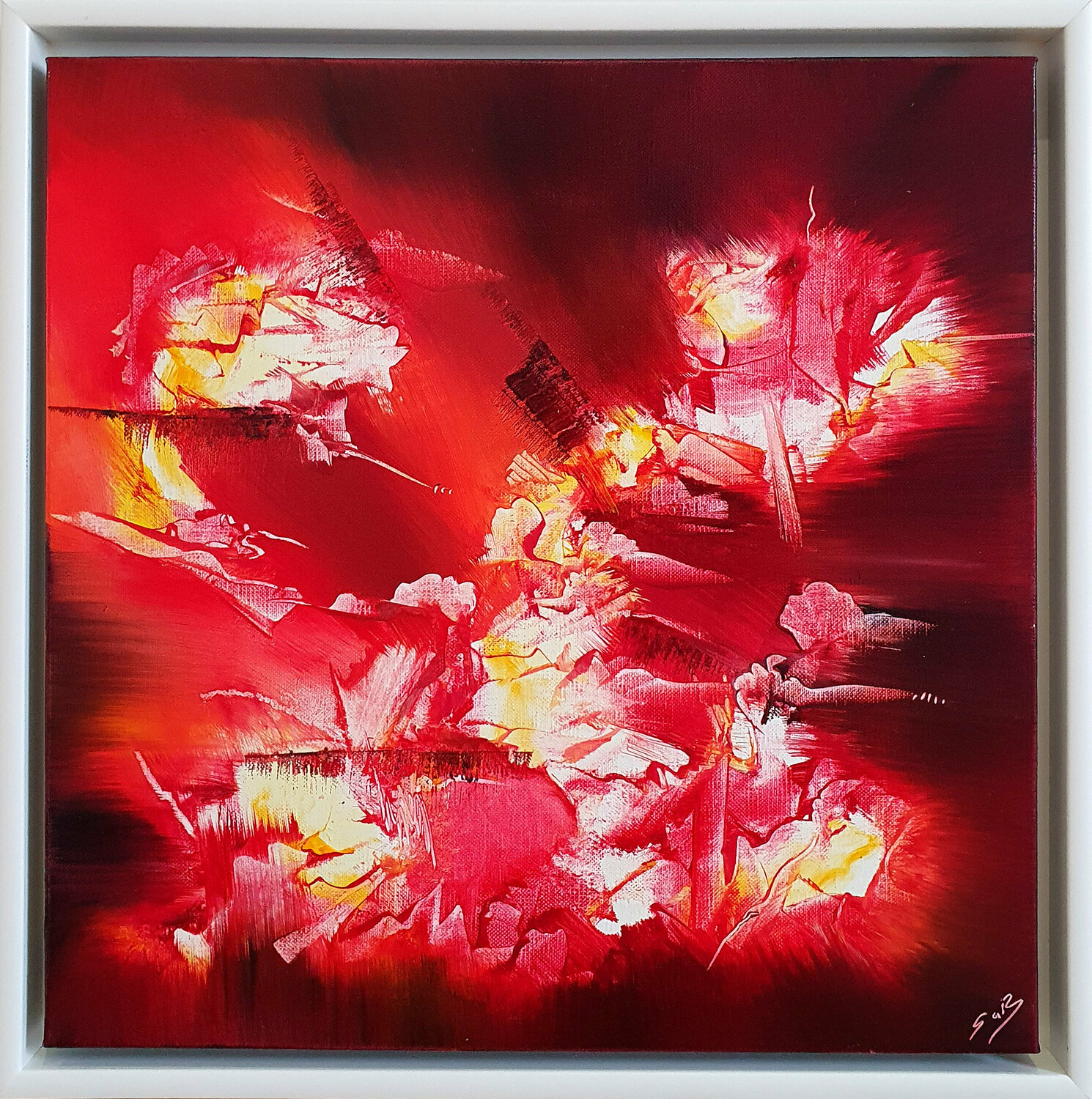 SUNSET-TIME Sabrina VIOLA Original painting for sale
