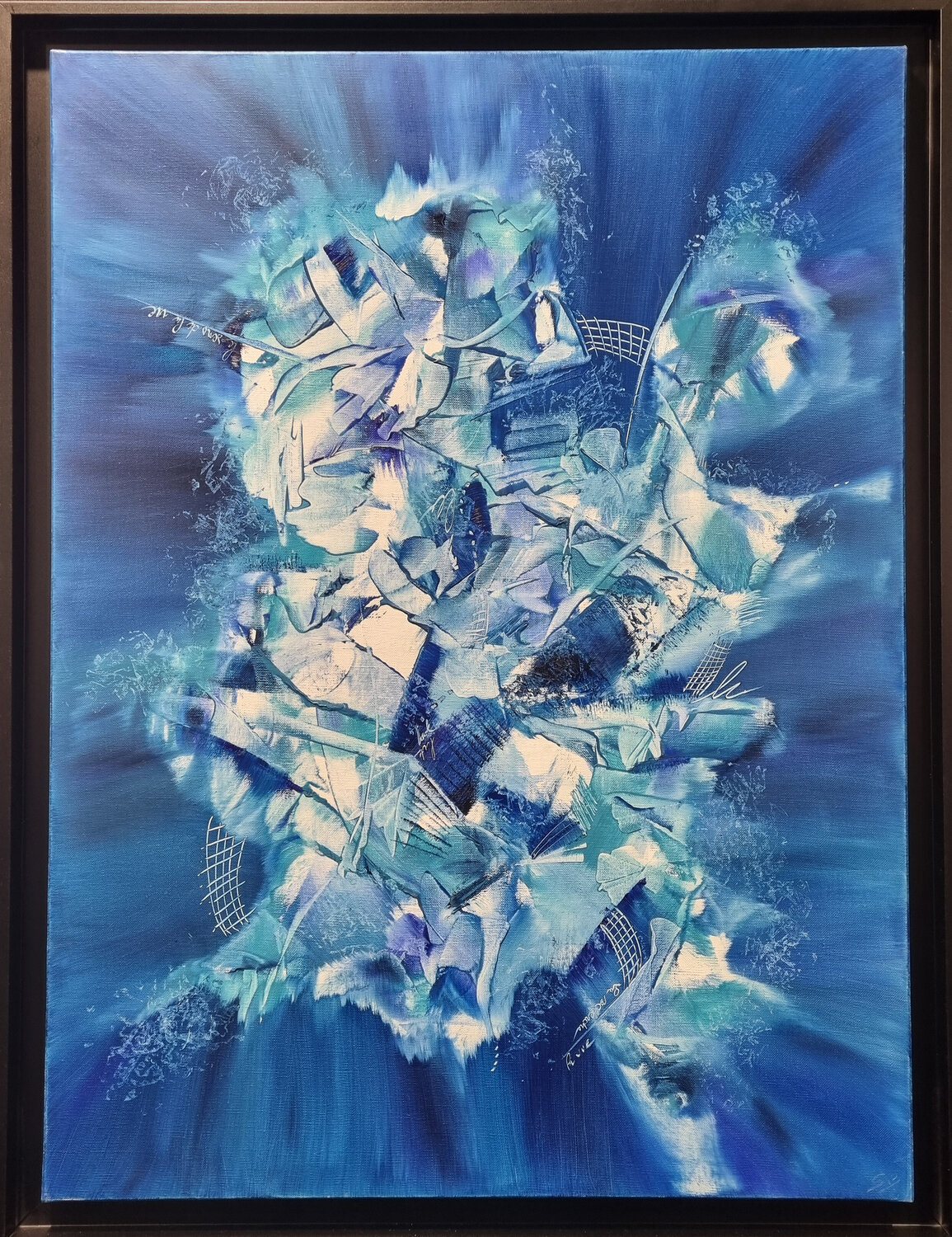L'archipel Sabrina VIOLA Original painting for sale