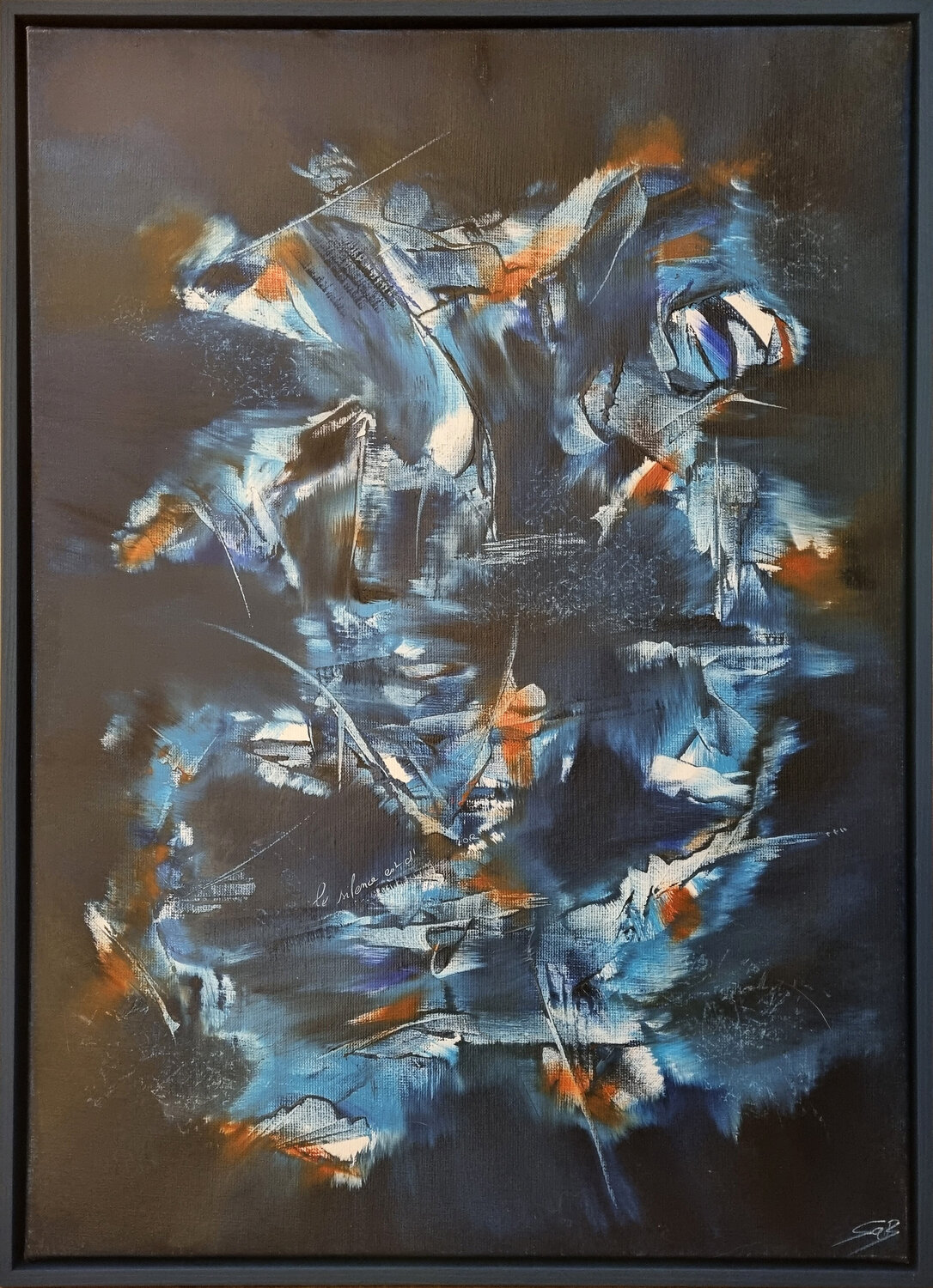 Le silence est d'or Sabrina VIOLA Original painting for sale