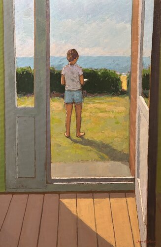 La porte ouverte by James MacKeown, Painting for Sale on Select