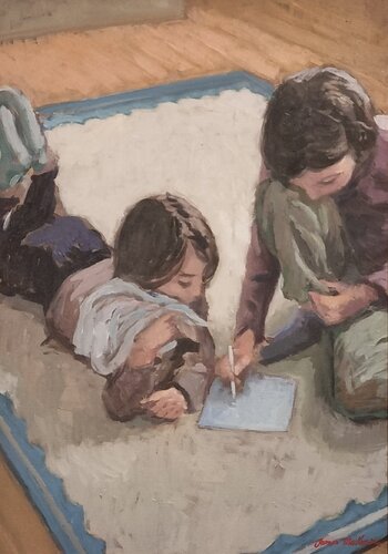 Le dessin by James MacKeown, Painting for Sale on Select