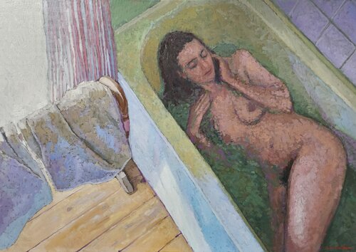 La baignoire irlandaise by James MacKeown, Painting for Sale on Select