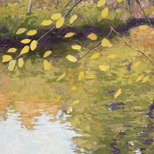 Et le temps s’écoule lentement. by James MacKeown, Painting for Sale on Select