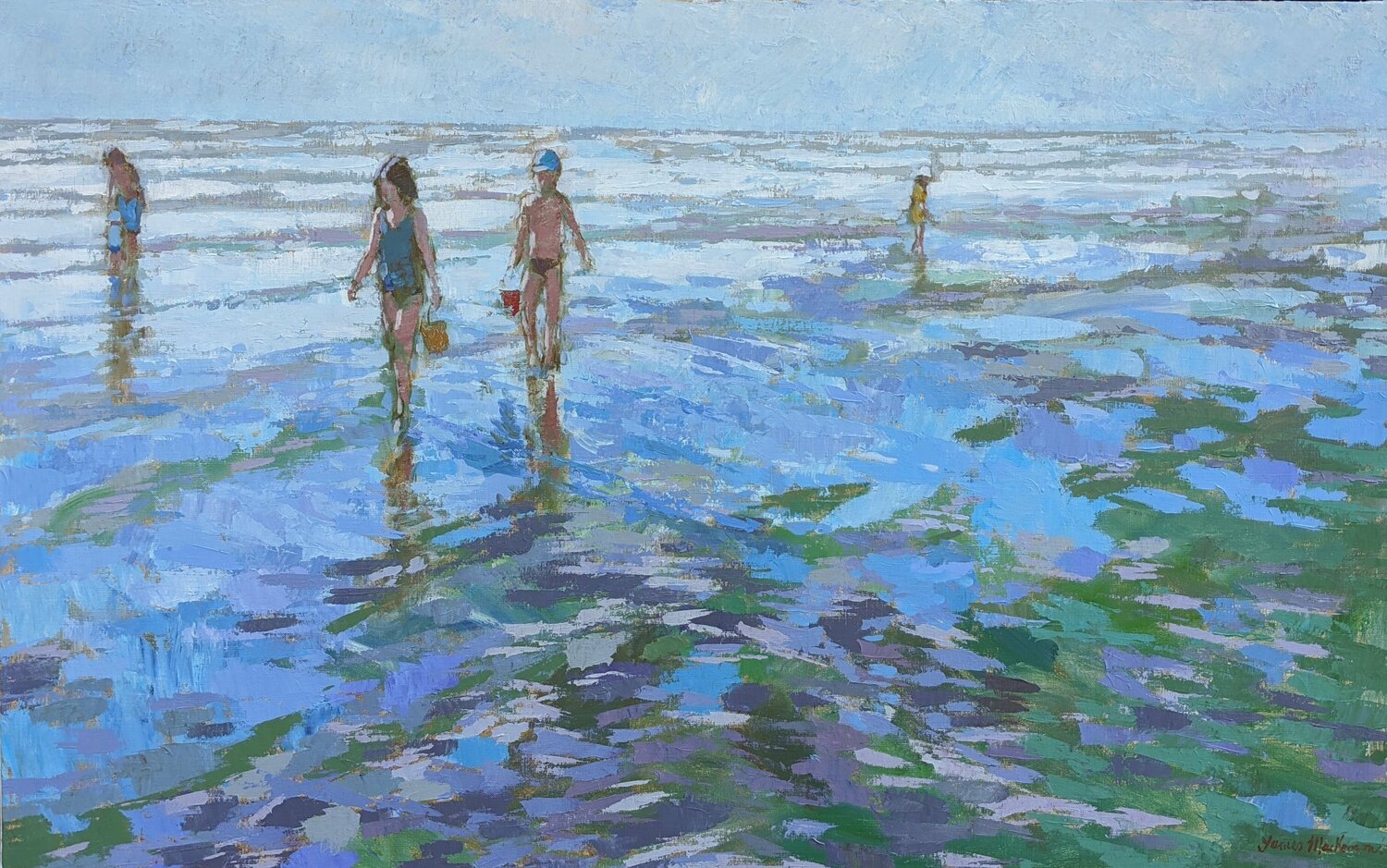 Le retour, une longue journée James MacKeown Original painting for sale