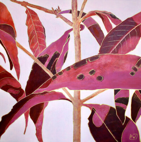 The Butterfly bush by Pascale White, Painting for Sale on Select