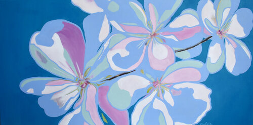 The cherry tree by Pascale White, Painting for Sale on Select