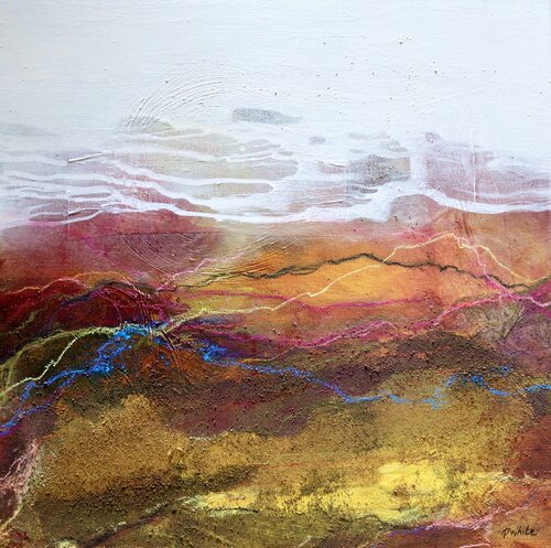 Abstract Valley by Pascale White, Painting for Sale on Select