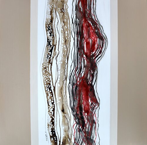 Encre et Pastel #2 by Pascale White, Painting for Sale on Select