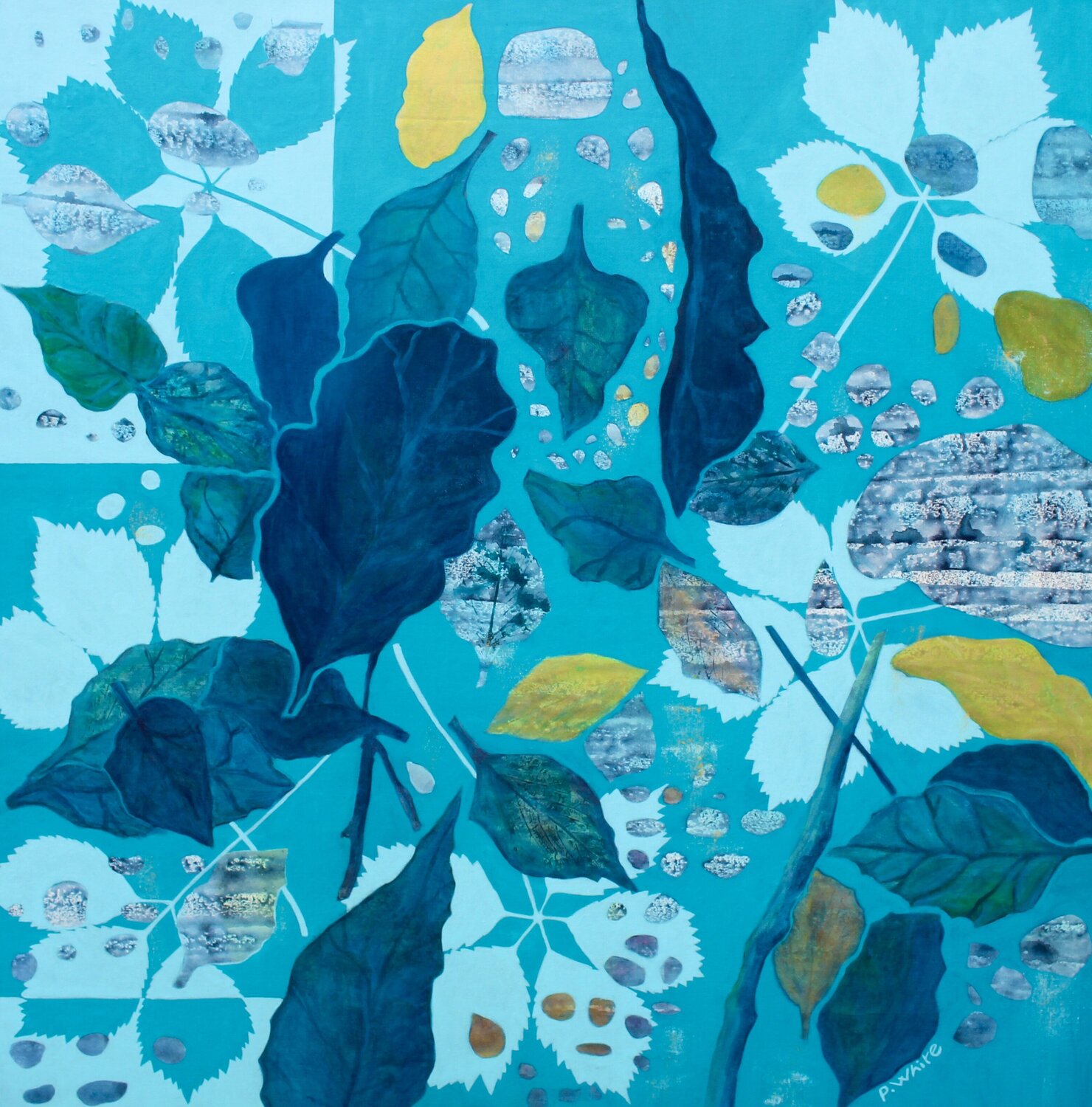 Into the wind Pascale White Original painting for sale