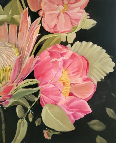 schlichtes Blumen Stillleben by Diana Krinninger, Painting for Sale on Select