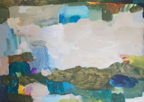 Dreamy landscape by Diana Krinninger, Painting for Sale on Select