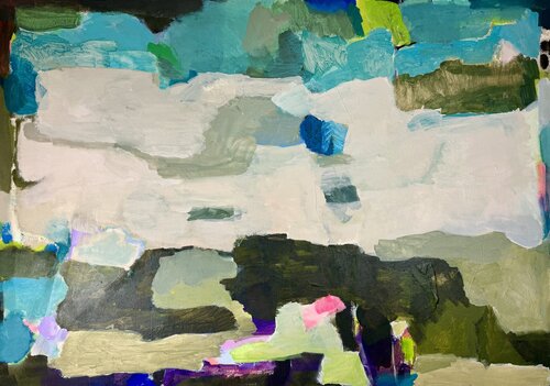 Summervibes by Diana Krinninger, Painting for Sale on Select