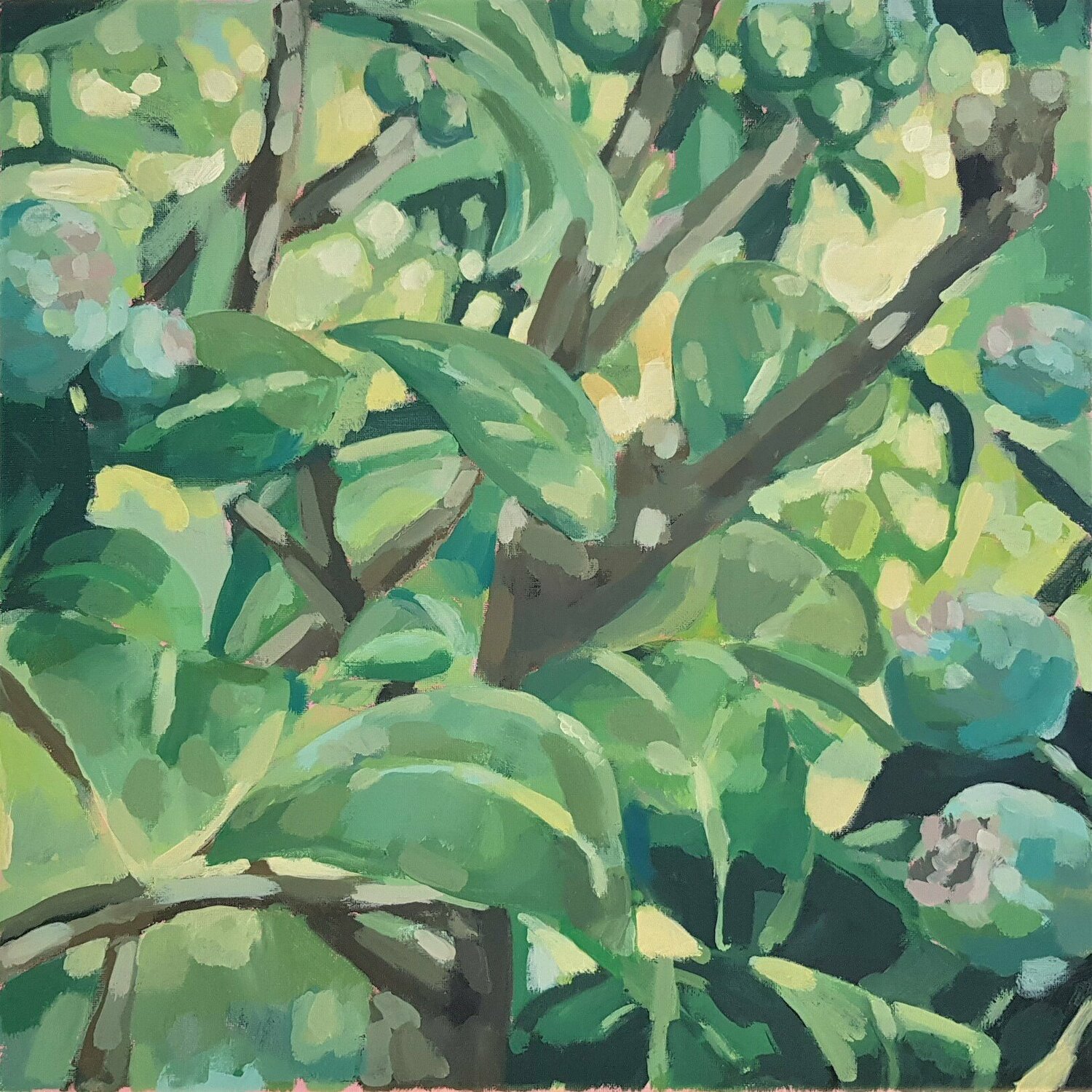 Blätter II Diana Krinninger Original painting for sale