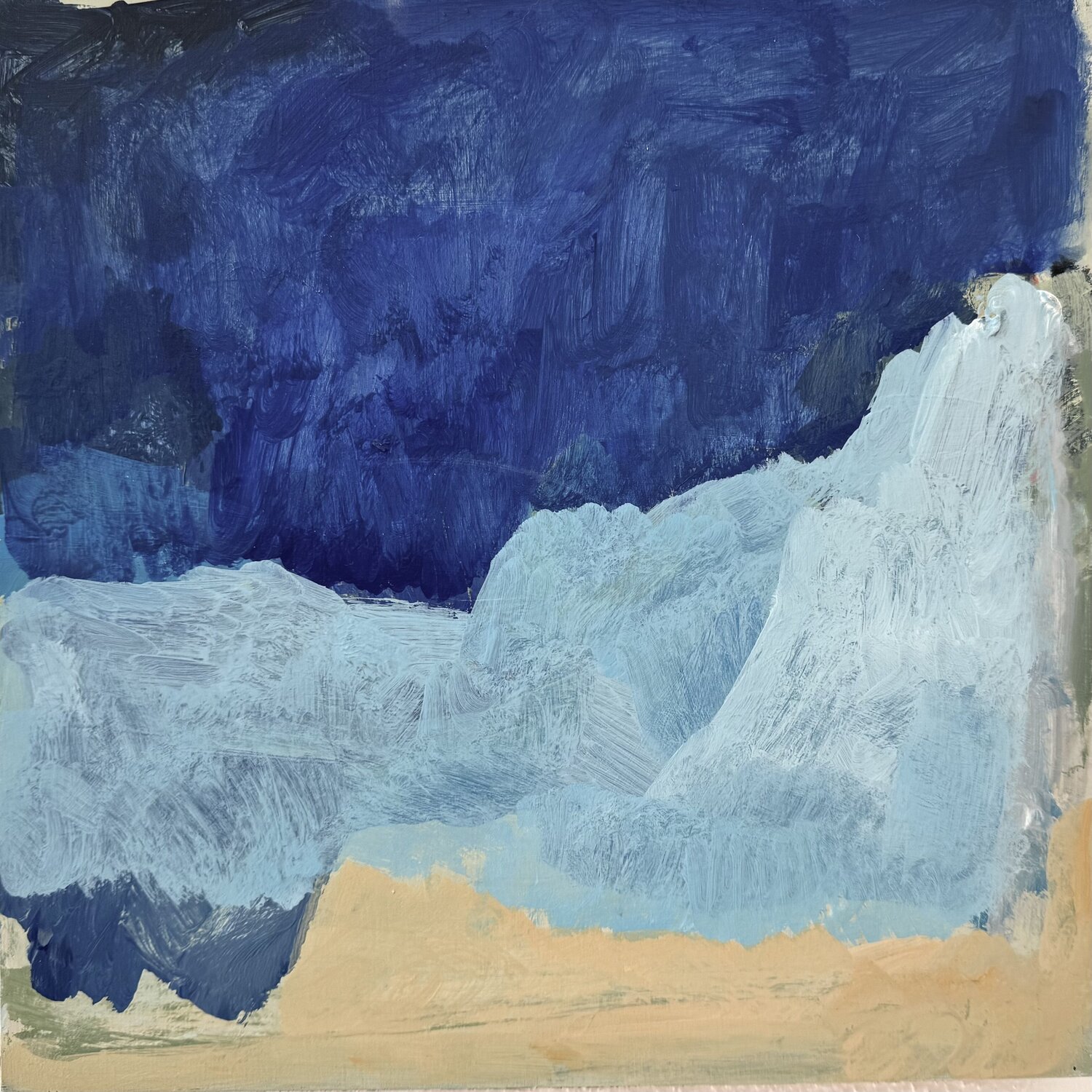 Blue motion Diana Krinninger Original painting for sale