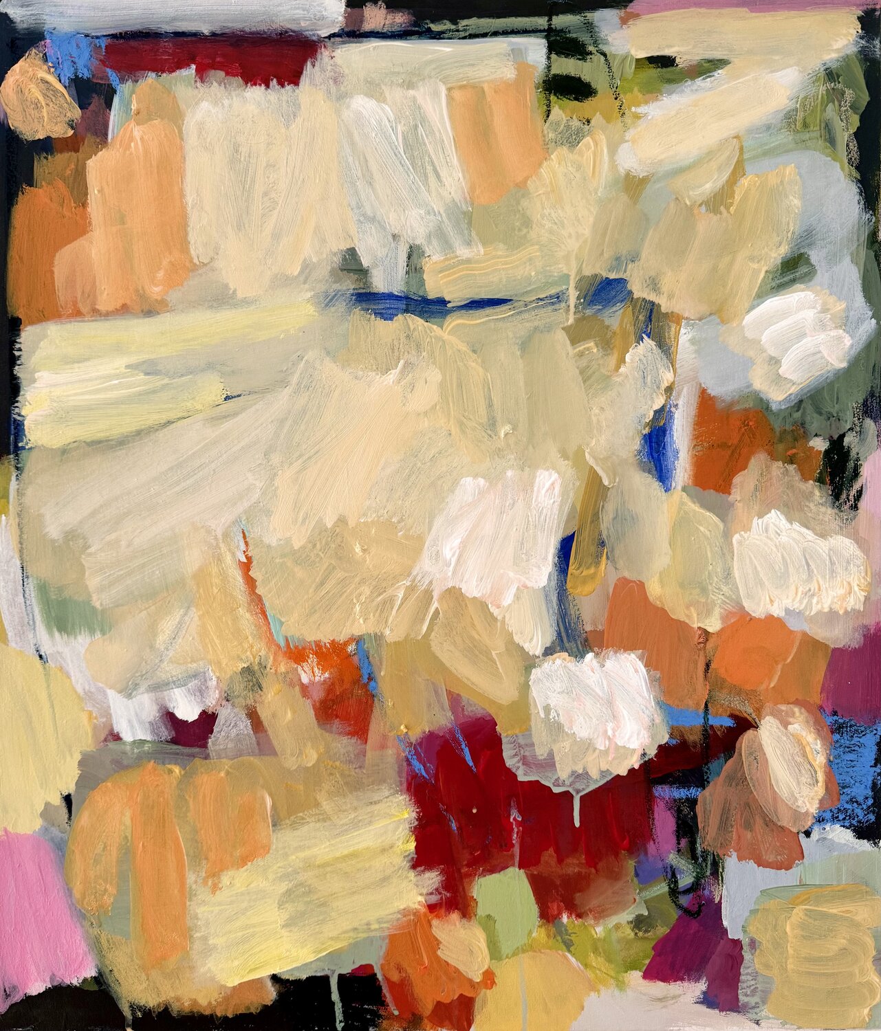 Orange mood Diana Krinninger Original painting for sale