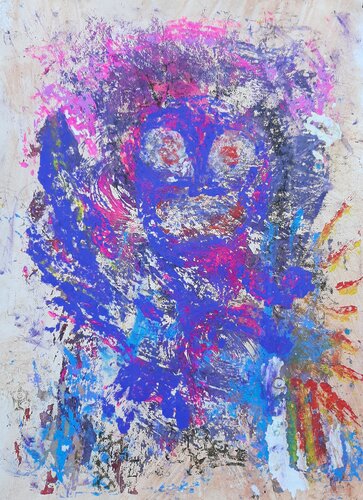 Engelchen schwindet by Kaweh Agah, Painting for Sale on Select