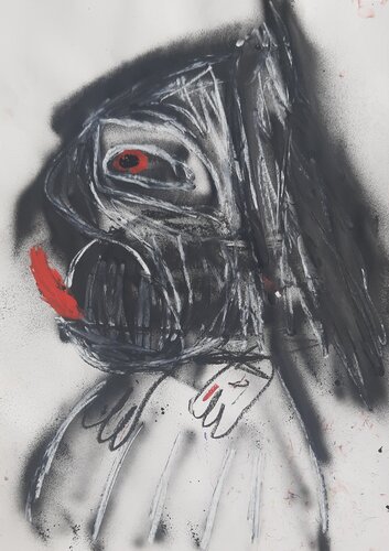 Dark Vati by Kaweh Agah, Painting for Sale on Select