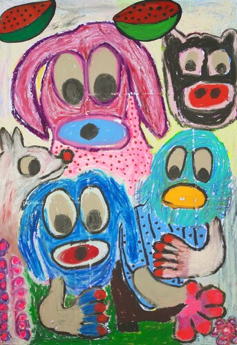Sweeties II by Kaweh Agah, Painting for Sale on Select