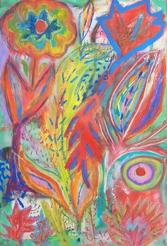 Blumengarten IV by Kaweh Agah, Painting for Sale on Select