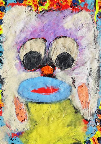 Big Eye Sweety by Kaweh Agah, Painting for Sale on Select
