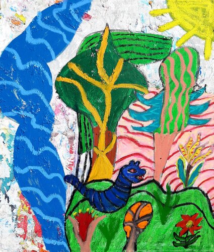 Imagination by Kaweh Agah, Painting for Sale on Select