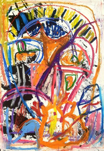 Instabile Physiognomie by Kaweh Agah, Painting for Sale on Select