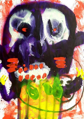 Alle Jahre erglüht er by Kaweh Agah, Painting for Sale on Select