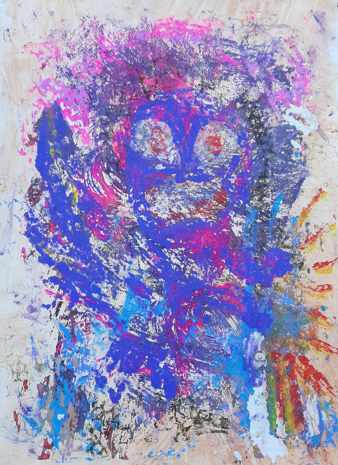Engelchen schwindet Kaweh Agah Original painting for sale