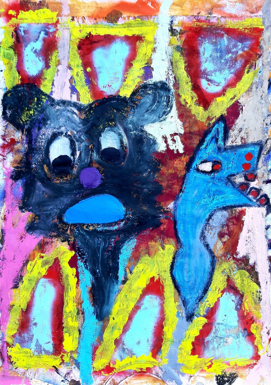 Sweety Shirt Kaweh Agah Original painting for sale