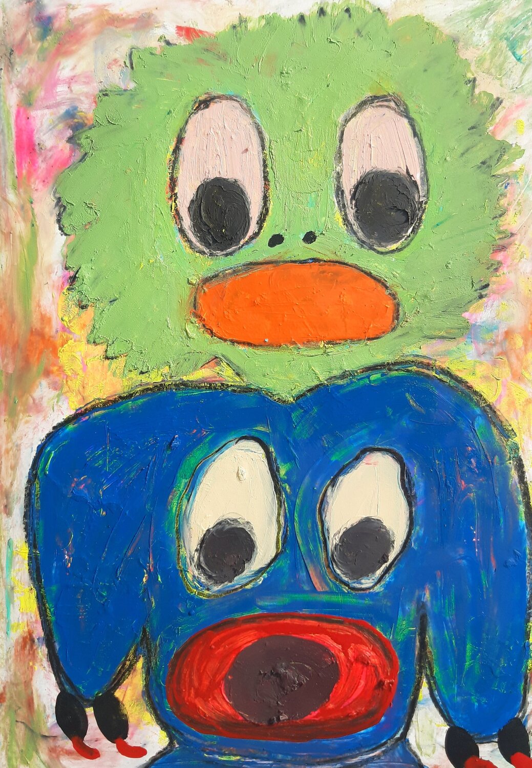 Sweet Monster II Kaweh Agah Original painting for sale