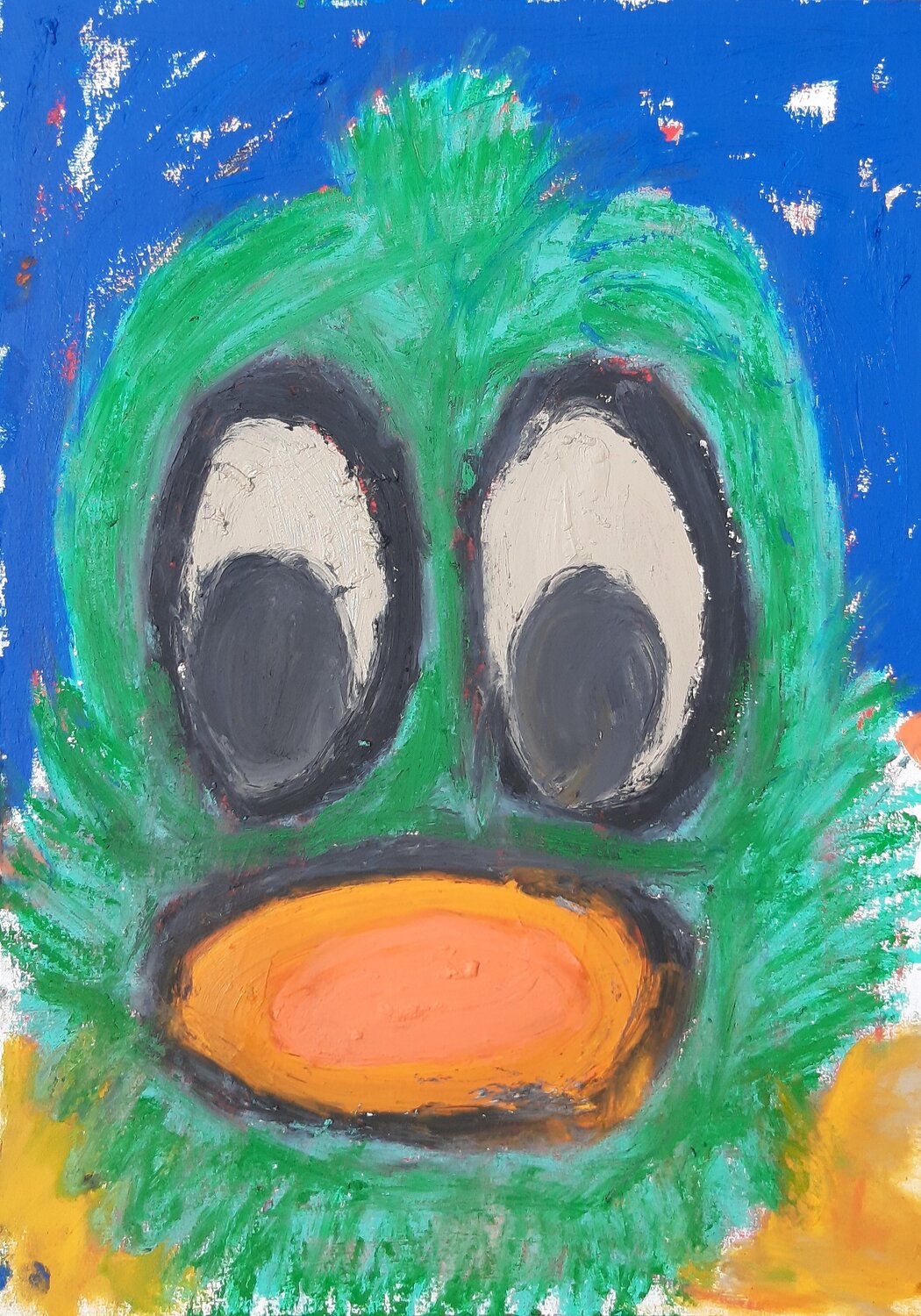 Sweet Ducky Kaweh Agah Original painting for sale
