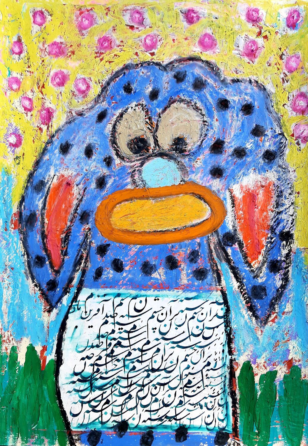 Persian Sweety Kaweh Agah Original painting for sale