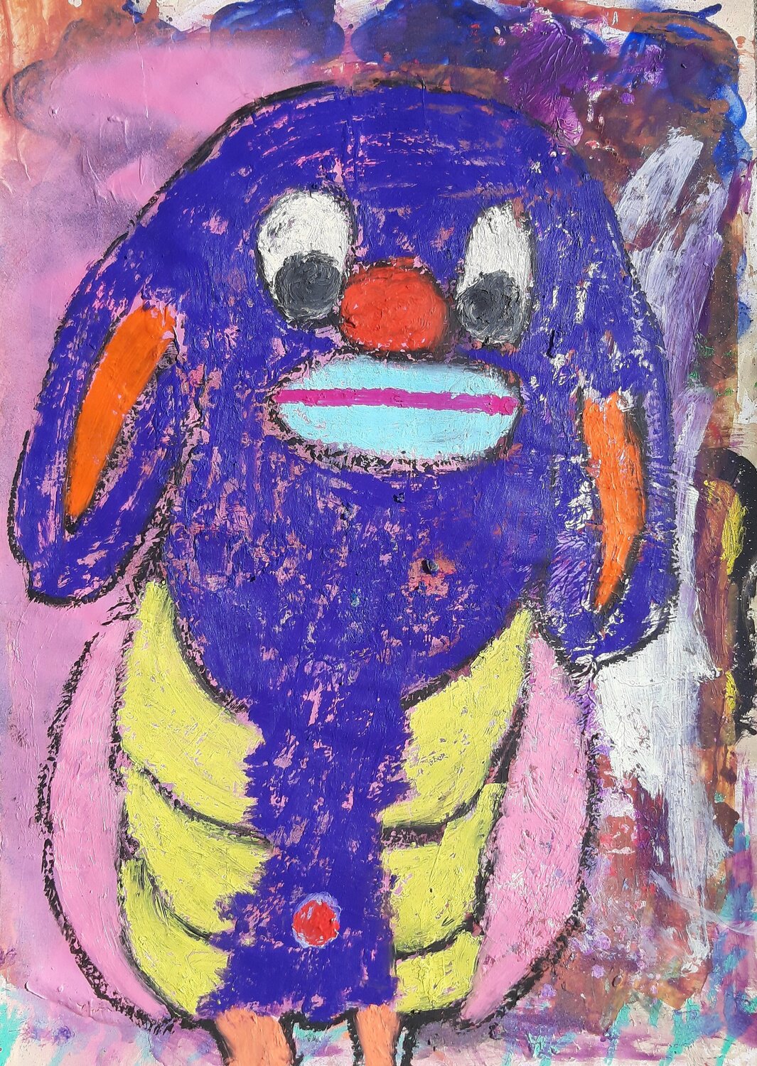 Sweety Bat Kaweh Agah Original painting for sale