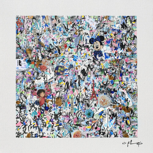 Prayers from Paris by Xiaoyang Galas, Painting for Sale on Select
