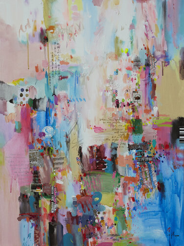 Talk with the world - Impression d'art by Xiaoyang Galas, Print for Sale on Select