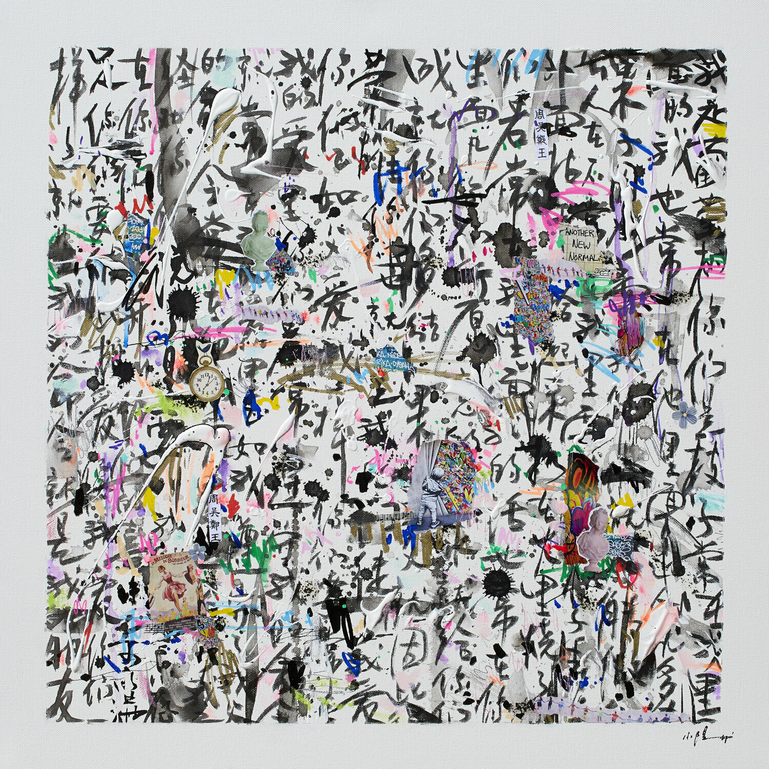 Praying for the world III Xiaoyang Galas Original painting for sale